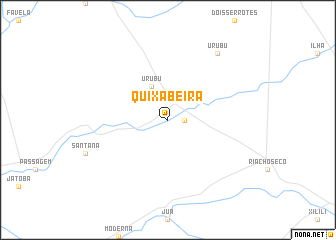 map of Quixabeira