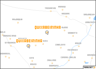 map of Quixábeirinha