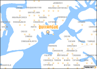 map of Quixangue