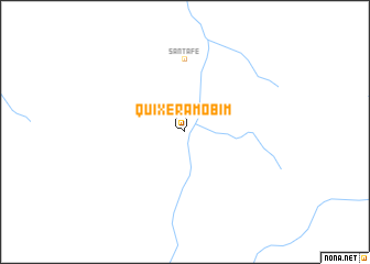 map of Quixeramobim