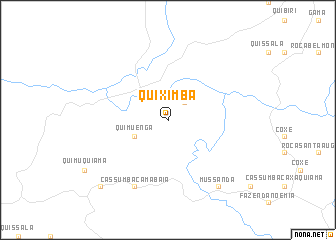 map of Quiximba