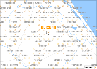 map of Qui Xuân