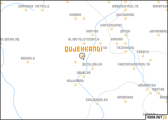 map of Qūjeh Kandī