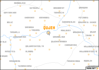 map of Qūjeh