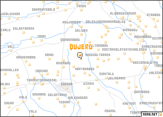 map of Qūjerd