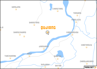 map of Qujiang