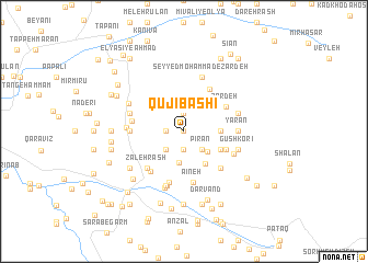 map of Qūjī Bāshī