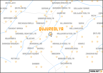 map of Qūjūr-e ‘Olyā