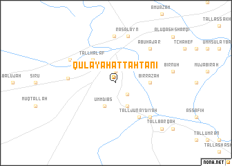 map of Qulay‘ah at Taḩtānī