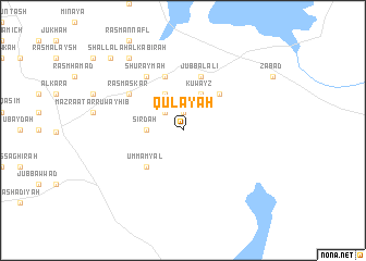 map of Qulay‘ah