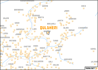 map of Qul Dheri