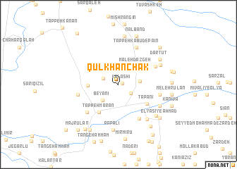map of Qūl Khānchak