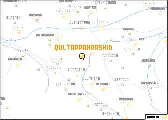 map of Qūl Tappah Rashīd