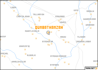 map of Qumbat Hamzah