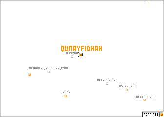 map of Qunayfidhah