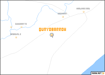 map of Qunyo Barrow