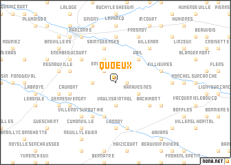 map of Quoeux