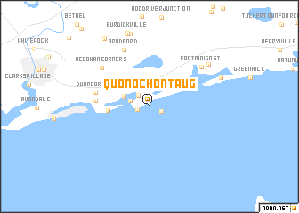 map of Quonochontaug