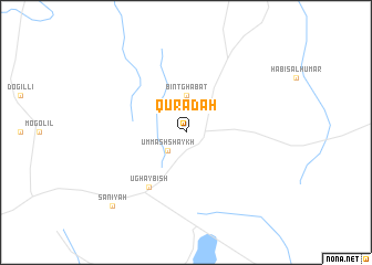 map of Qurādah