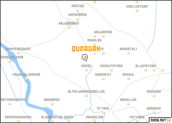 map of Qurādah