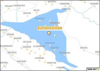 map of (( Qūrah Shīnah ))