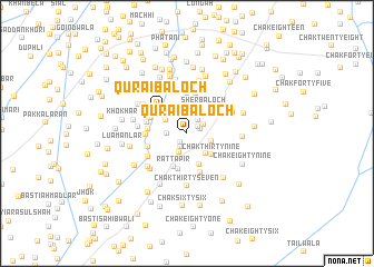 map of Qurāi Baloch