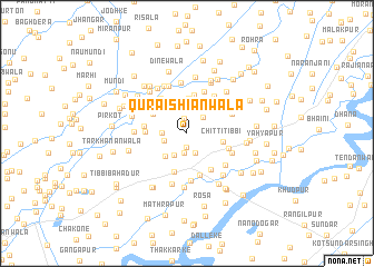 map of Quraishiānwāla
