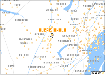 map of Quraishiwāla