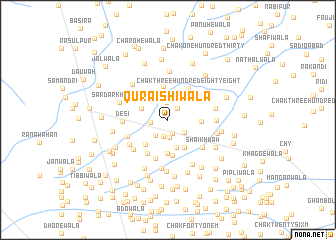 map of Quraishiwāla