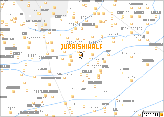 map of Quraishīwāla