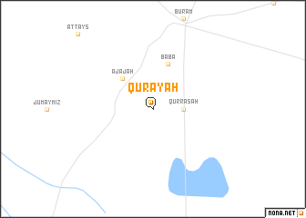 map of Quray‘ah