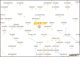 map of Qurayni‘