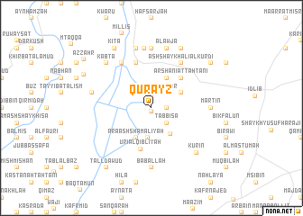 map of Qurayz