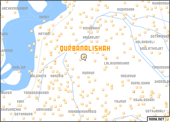 map of Qurbān Ali Shāh