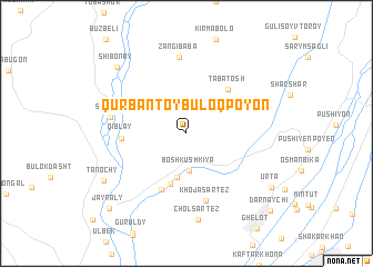 map of Qurbantoybuloq Poyon