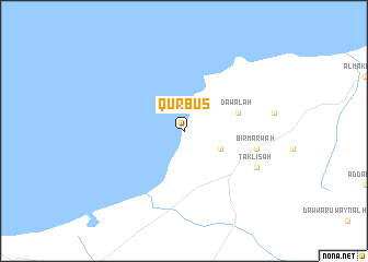 map of Qurbuş