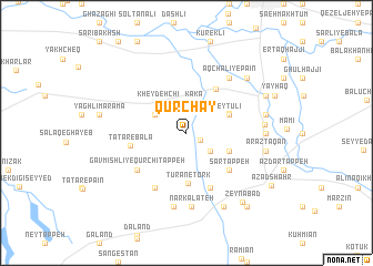 map of Qūrchāy