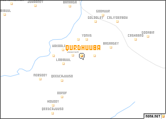 map of Qurdhuuba