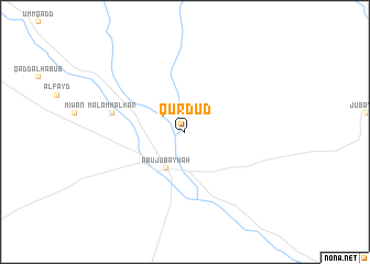 map of Qurdūd