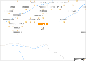 map of Qūreh