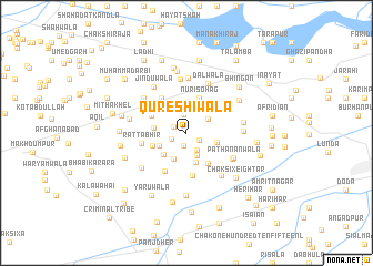 map of Qureshīwāla