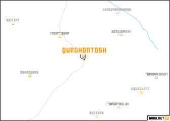 map of Qurghontosh