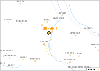 map of Qūrjān