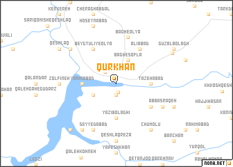 map of Qūrkhān