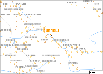 map of Qūrn‘alī