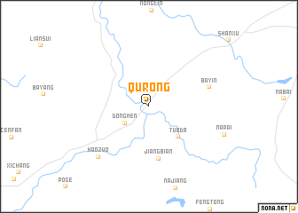 map of Qurong