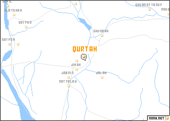 map of Qurţah