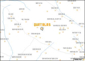 map of Qūrtālās