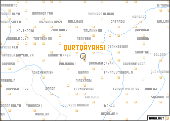 map of Qūrt Qayah Sī