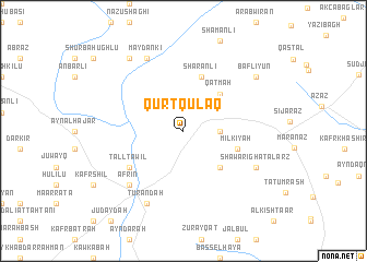 map of Qūrt Qūlāq